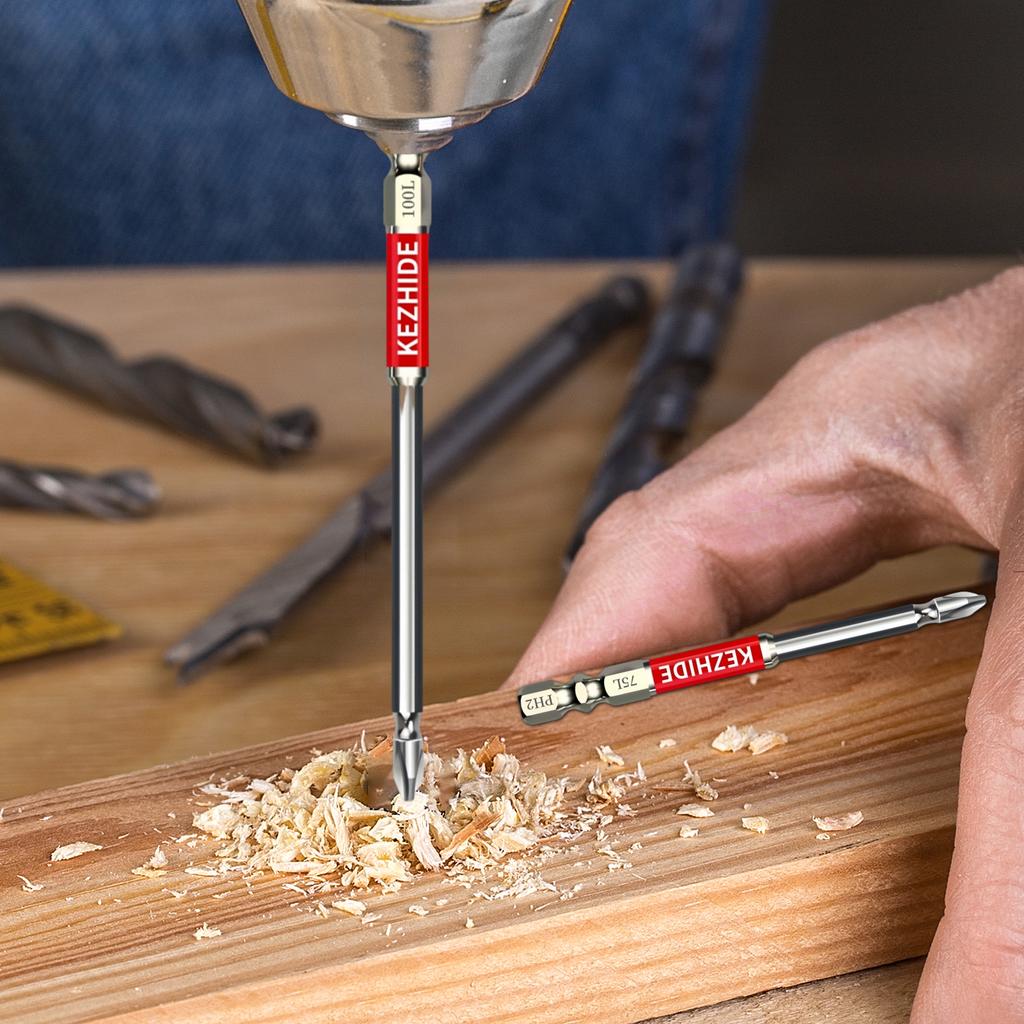 Impact Screwdriver Bits Anti-Slip Cross Head Magnetic Driver Drill Bit Hexagonal Shank High Hardness Electric Drills Screwdriver