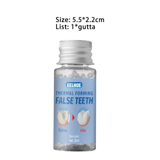 10 ml/g 20 ml/g 30 ml/g Korálky na lepení zubů Korálky nasazující se těsně přiléhají Péče o zuby Cosplay Lepicí korálky s falešnými zuby na vyřezávání