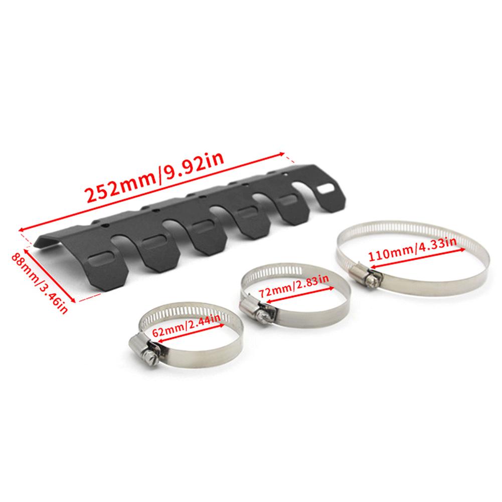 

Мотоциклетный глушитель, защитная труба для ног, теплозащитный кожух, термостойкий протектор, универсальные аксессуары для мотоциклов Yamaha чёрный