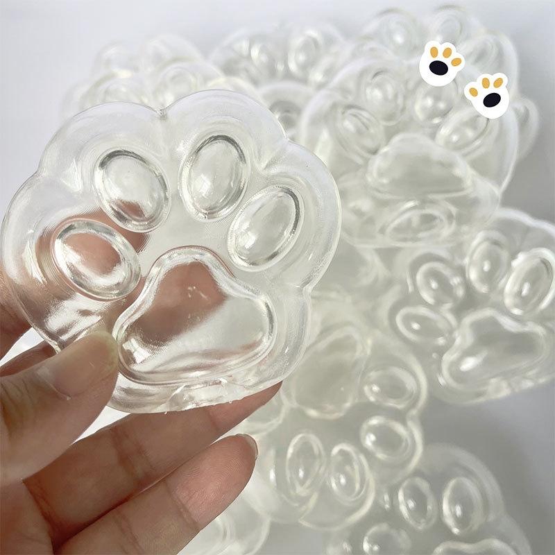 Building Transparent Cat Paw Hollow Sphere Shells, DIY Handmade Ball Materials, Block Fillers Toy Components