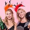 Feather Headwear With Bright Color For Theme Event Gathering Bendable Hairhoop for Festival Celebration
