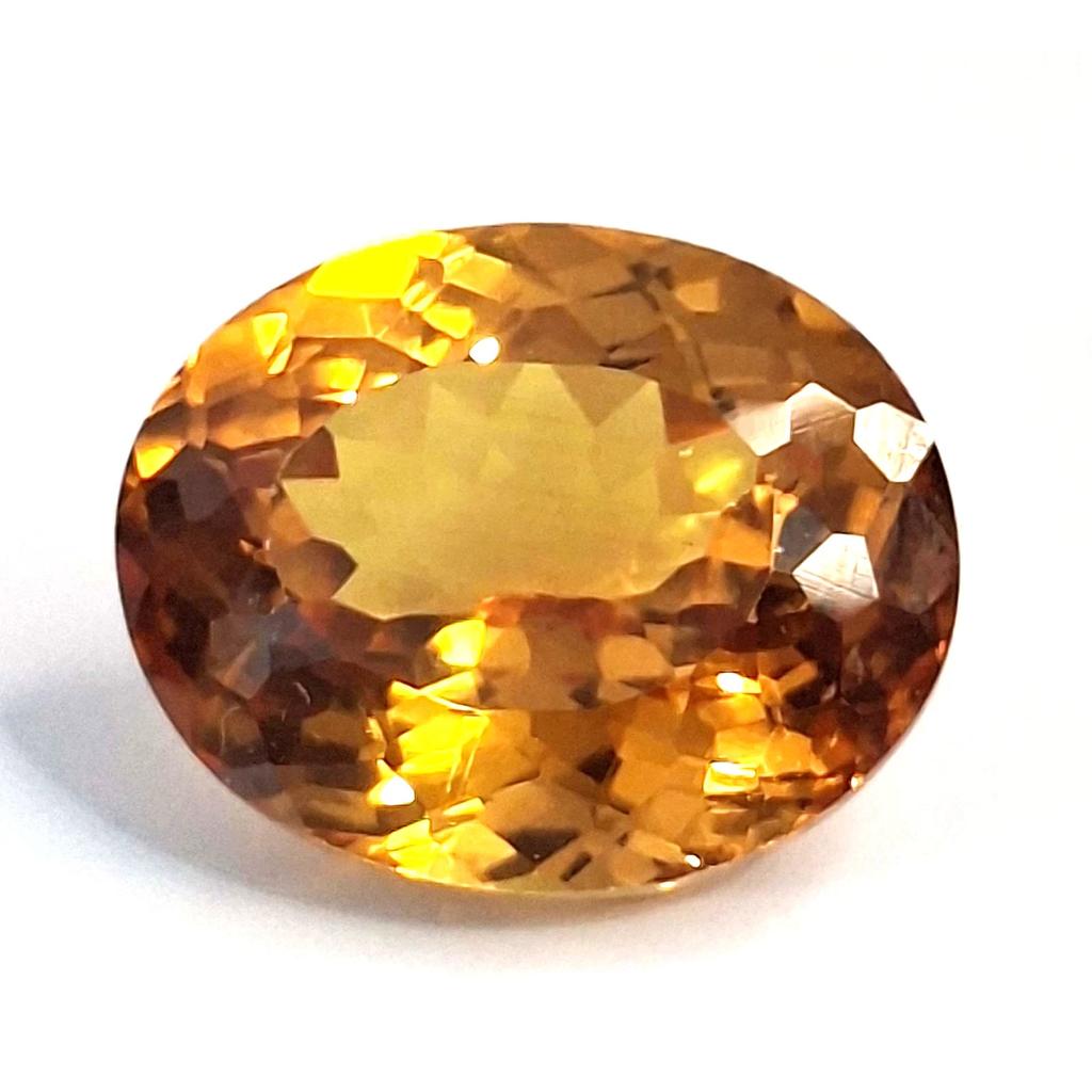 Beautiful Mustard Yellow Citrine Natural Oval Cut 10-12 Ct Certified Gemstone