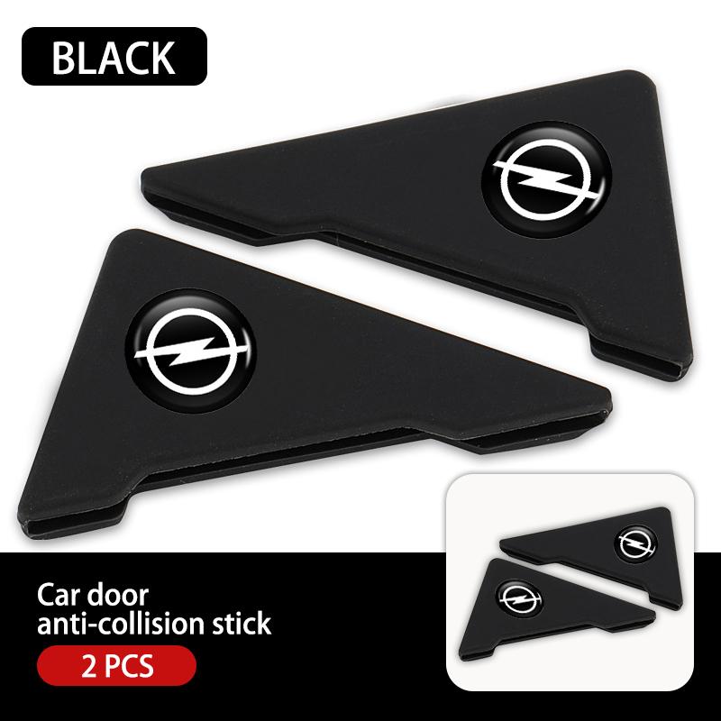 AAAYS1 2Pcs Car Door Corner Anti-Collision Strip Silicone Guard For Opel Vectra Zafira Meriva Mokka Grandland Vivaro Antara