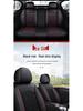 Four Seasons Universal Leather Car Seat Cover - Cool, Breathable & Comfortable, Full Surround Fit for Any Car Model