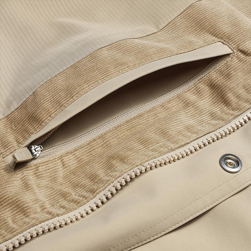 FILA Heritage Classic Design Fashion Retro Style Casual Work Jacket Men jackets Mokuhara-Khaki F11M618702FDK