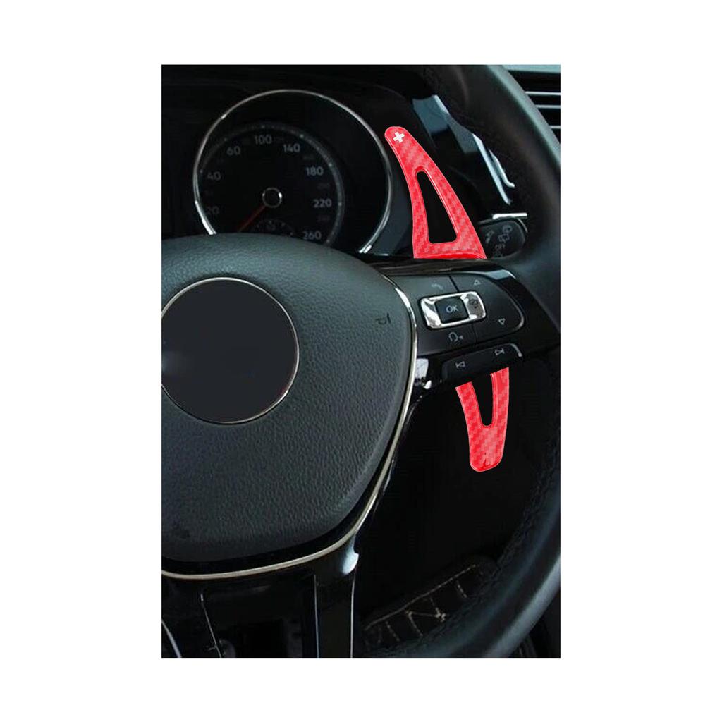 Estensione Paddle del Cambio al Volante Look Carbonio Per VW Golf 8 Tiguan