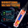Automotive Circuit Tester with Backlit LCD and LED Indicators for Voltage Detection in Cars Trucks and Motorcycles