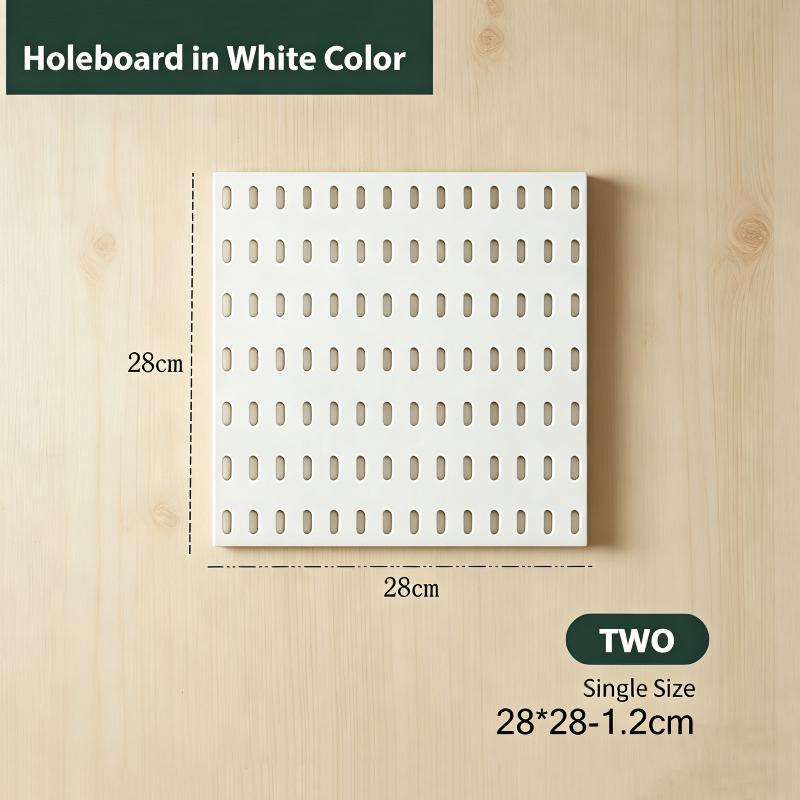 Organizador de Tablero Perforado Estante de Almacenamiento Montado en Pared Estante Colgante Accesorios para Tablero Perforado Decoración del Hogar Exhibición