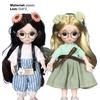 2Pcs 17cm Dolls Lovely Shape Realistic Image Miniature Dress-up Doll Toys Birthday Gift