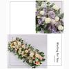50/100cm Silk Peonies Artificial Flower Row Custom Wedding Flower Wall Arrangement Supplies Decoration