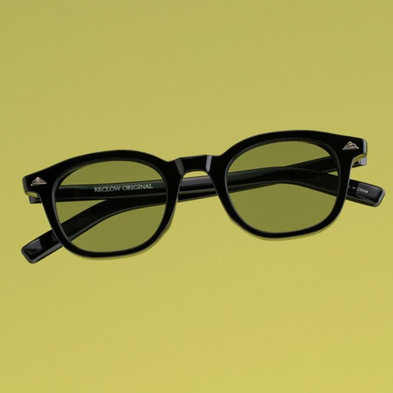 RECLOW YLeen BLACK SUNGLASS GREEN