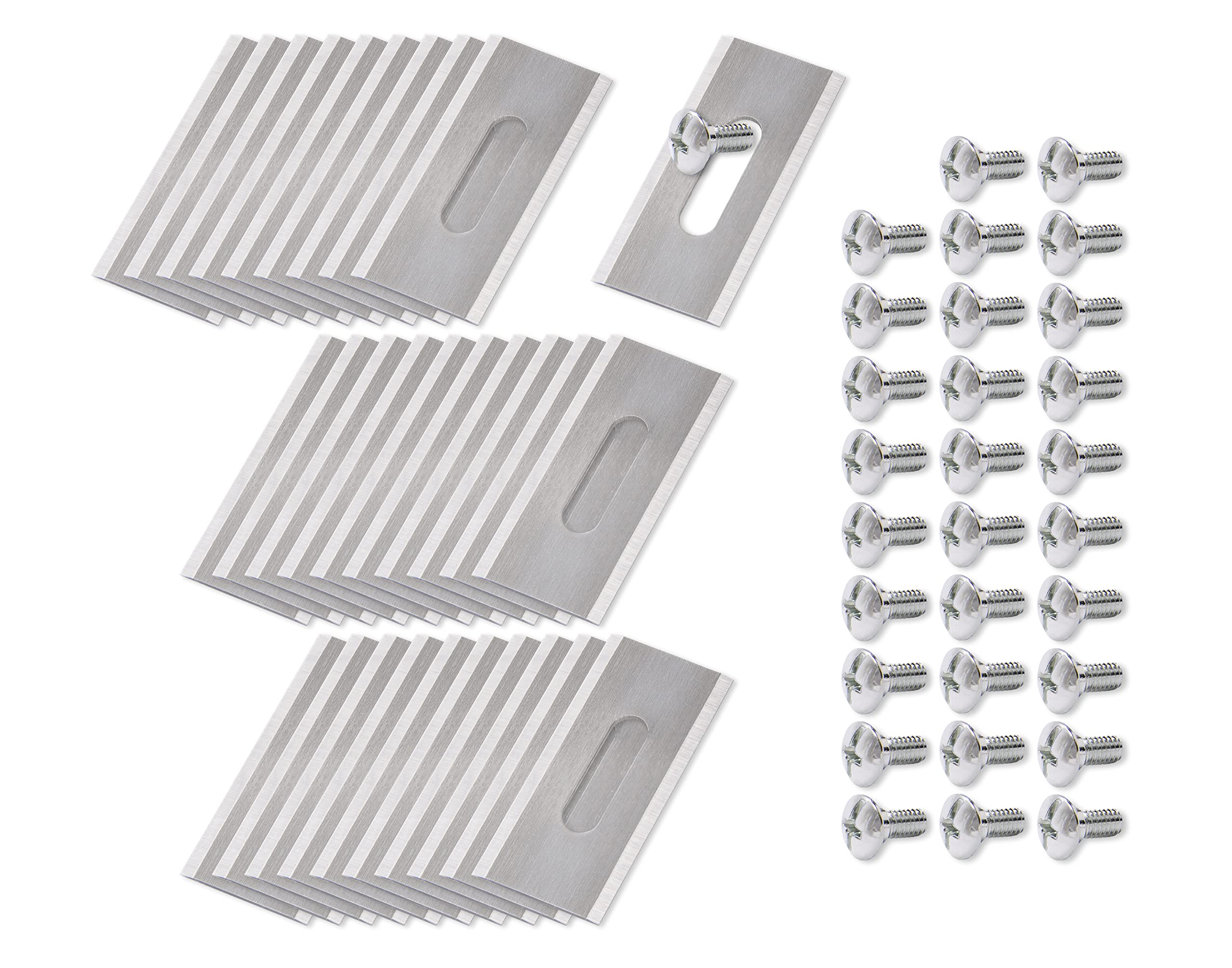 

Terre Products 30-Pack Robotic Lawn Mower Replacement Blades for Husqvarna Automower, Gardena Sileno, McCulloch ROB S-Series, and More