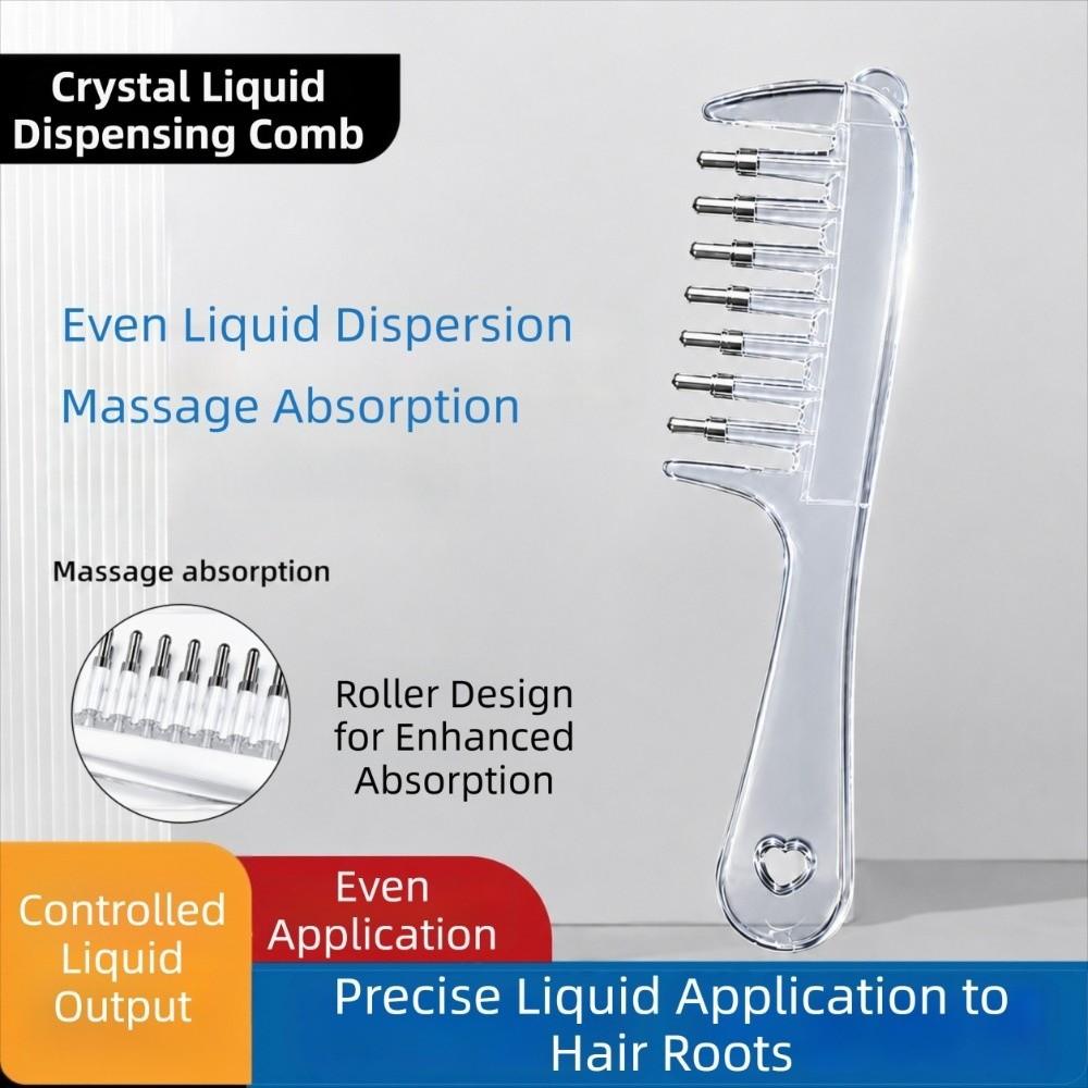Multi-Function Hair Firming Applicator Anti-Frizz Massage Guide Liquid Comb Barber Shop Salon