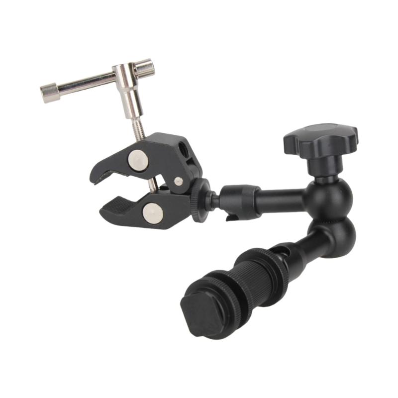 Heavy Duty Multifunctional Super Crabbing Clamp 1/4inch 3/8inch Screw Thread Adapter for Camera Photography Light