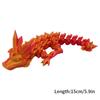 3D Printed Chinese Dragon Rotatable Dragons Kid Gifts Realistic Dragon Statue Landscaping Decoration Printed Figures Animals