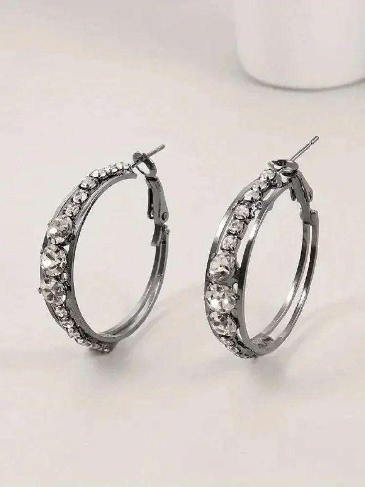 Exquisite and able Women's Zircon Earrings, Women's Wedding Banquet Jewelry Earrings
