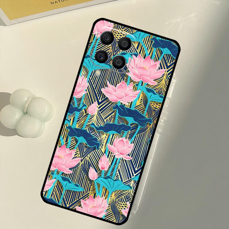 

Lotus Flower For Samsung Galaxy M15 M35 M21 M16 M06 M33 M13 M53 M11 M31 M55 M14 M34 M54 M12 M32 M52 Case Samsung M53