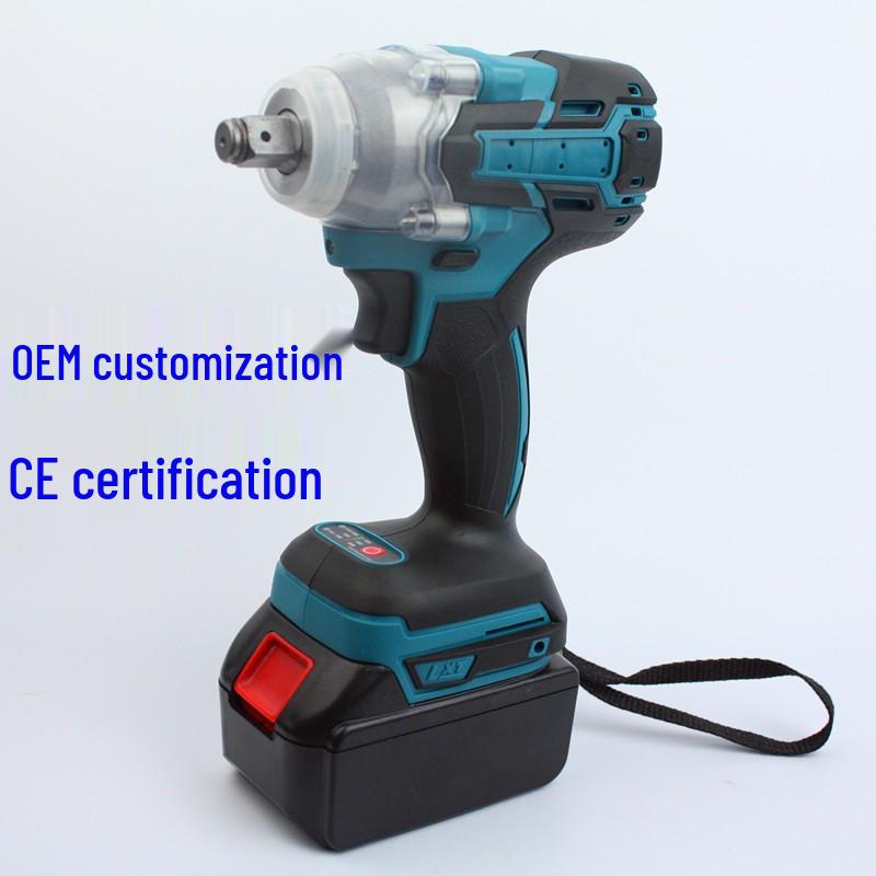 High Torque Electric Impact Wrench with Lithium Battery