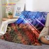 3D Mandala Yoga Flower Bohemia Meditation Nature Soft Flannel Blankets,Throw Blanket Comfortable Blanket for Picnic Beds Bedroom