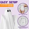 Halloween Hanging Ghosts Light Battery Powered Lighted Ghost Horror Props Glowing Door Hanging Ghost for Horror Decoration Light