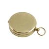 Gold Color Outdoor Compass Copper Camping Compass High-Grade Portable Pocket Compass  Navigation