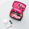 Moderne minimalistische Reise-Kosmetiktasche mit großem Fassungsvermögen, Nylon-Organizer für Kosmetika und Toilettenartikel