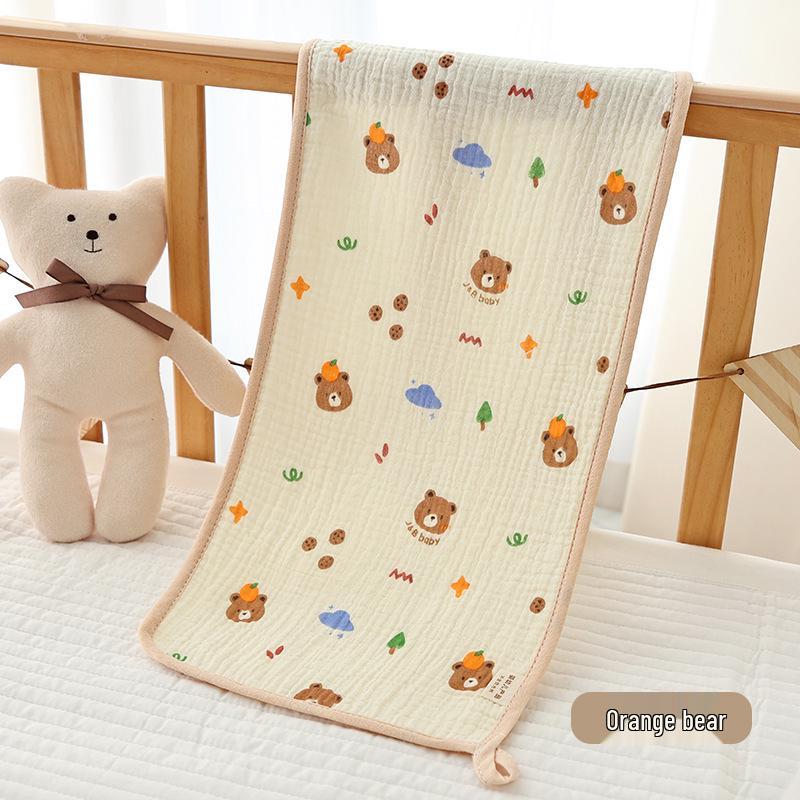 Four-Layer Pure Cotton Baby Crepe Towel: Class A Gauze Face Washer