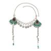 Waterdrop Tassel Hair Chains Ethnic Style Hairband Jewelry Trendy Forehead Chain  Women