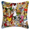 Federe Cuscino Carine Asterix E O-Obelix Cartone Animato Divano Decorativo Casa Stampa Double-sided Peluche Corto Federa Cuscino Carina