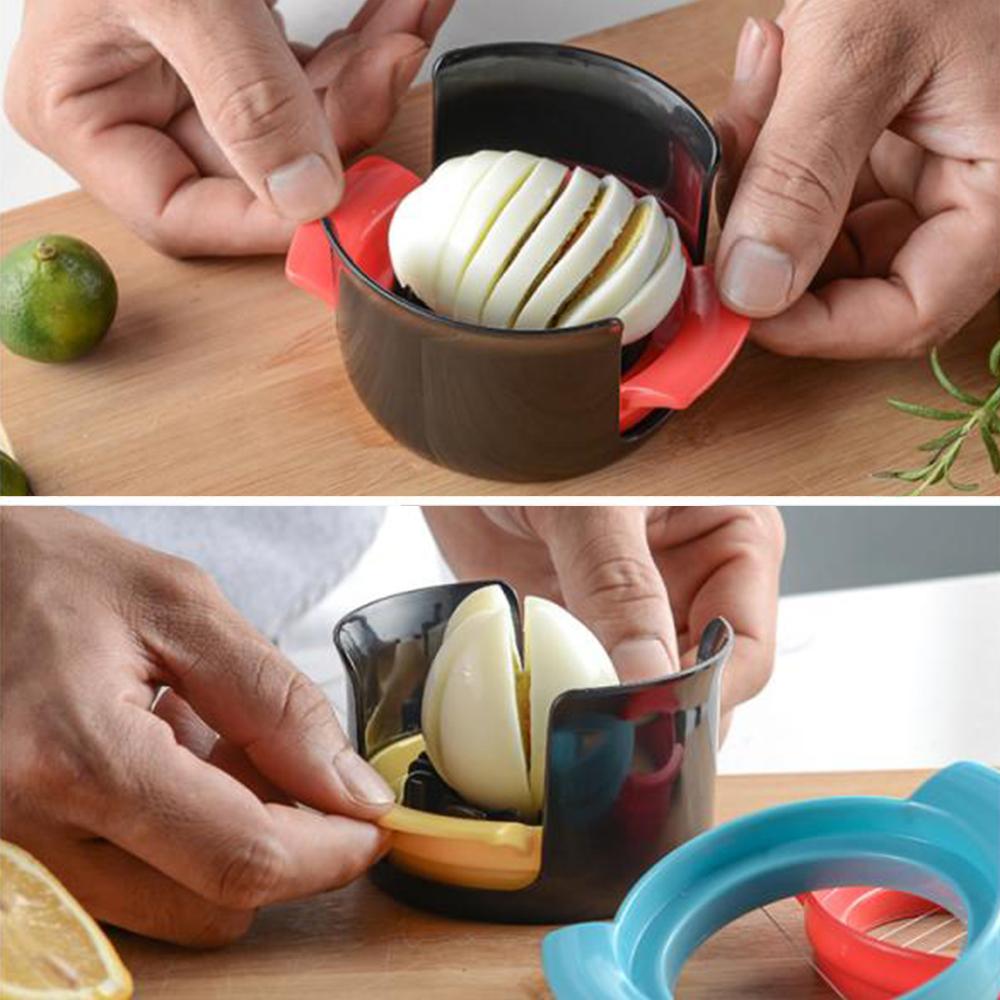 Egg Slicer 3 in 1 304 Stainless Steel Wires for Hard Boiled Eggs