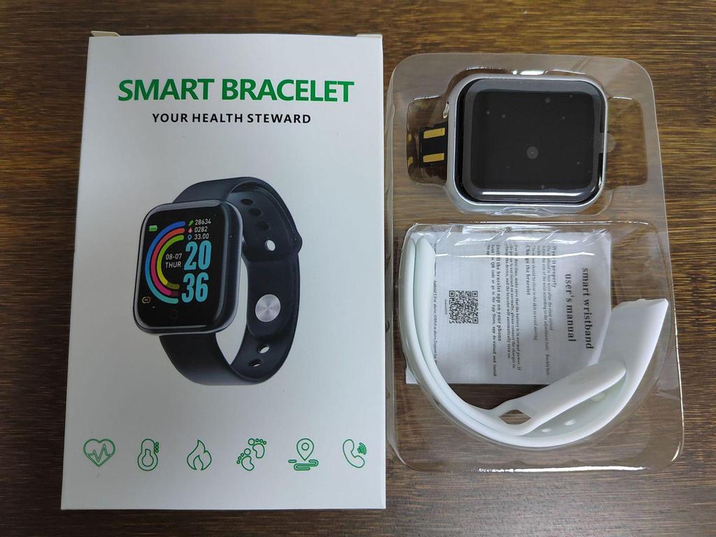 Y68 Smart Bracelet: NFC, Heart Rate, Blood Pressure & Oxygen Monitor, D20 Pedometer, Call Alarm, Waterproof.