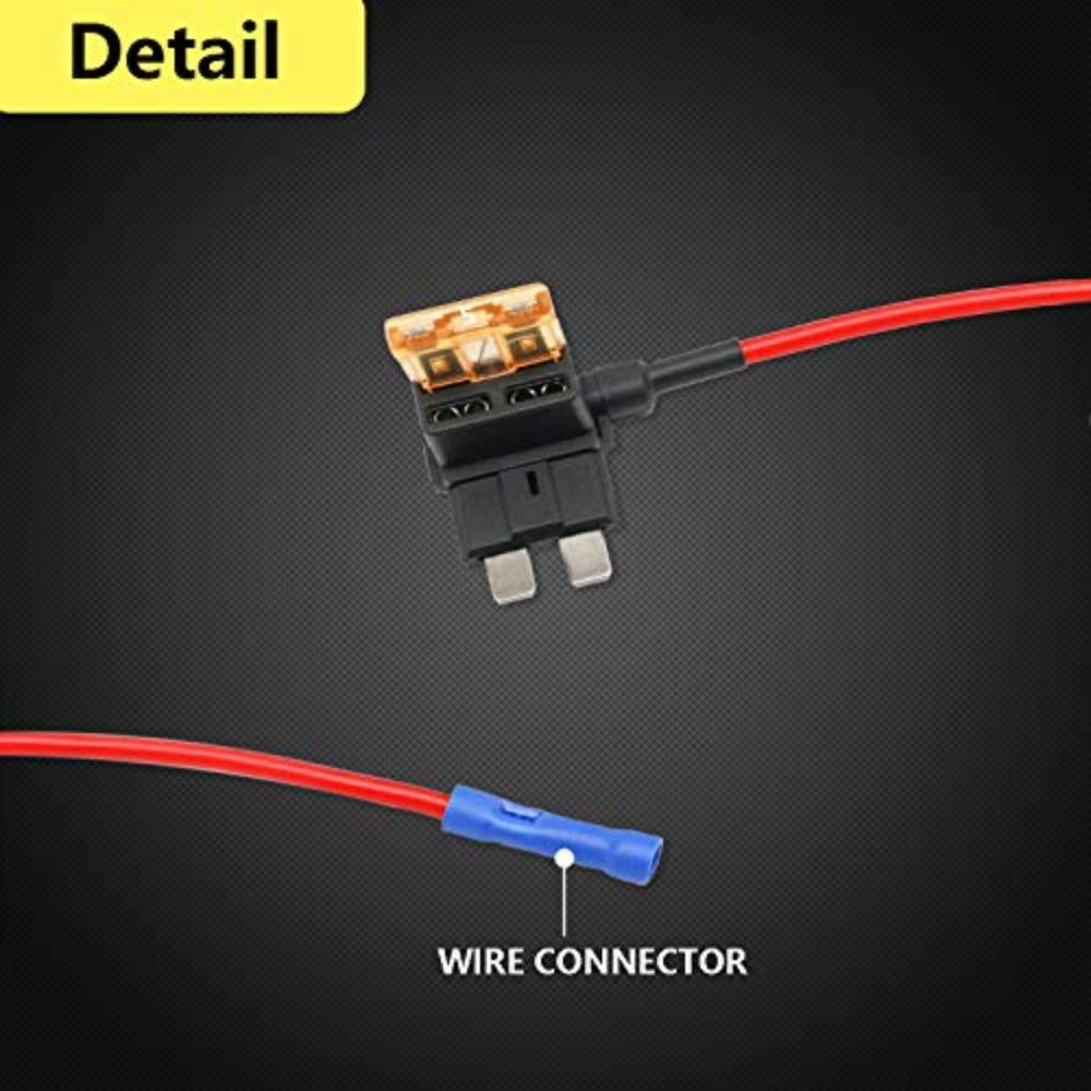 12V Low Profile Mini Fuse Taps 4 Types Fuse Adapter Jumper for Cars Mini Auto Fuse Connector  Boats