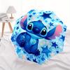 Disney Stitch,Starry,Fantasy Manual Opening and Closing Umbrella, 8-Rib Reinforced Folding Design, Lightweight