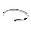 Scroll Bangle 925 Silver Fb0123 15cm [Figmart] [Silver Accessory]
