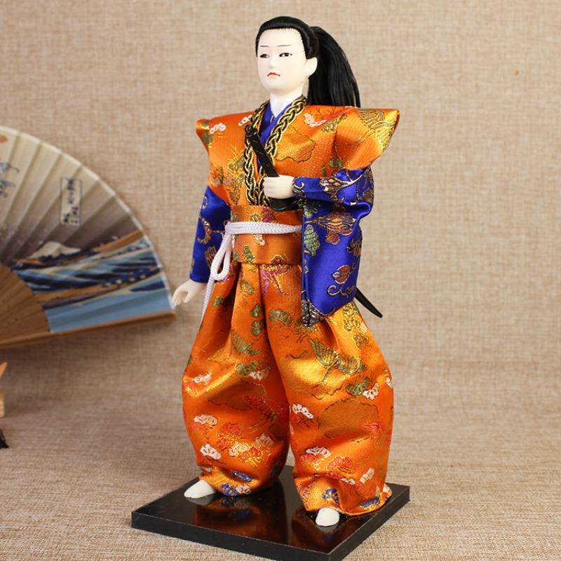 30cm Japanese Samurai Doll Ninja Figurine Decoration of Sushi Restaurant Izakaya Hotel Restaurant Decorative Japanese-style Gift
