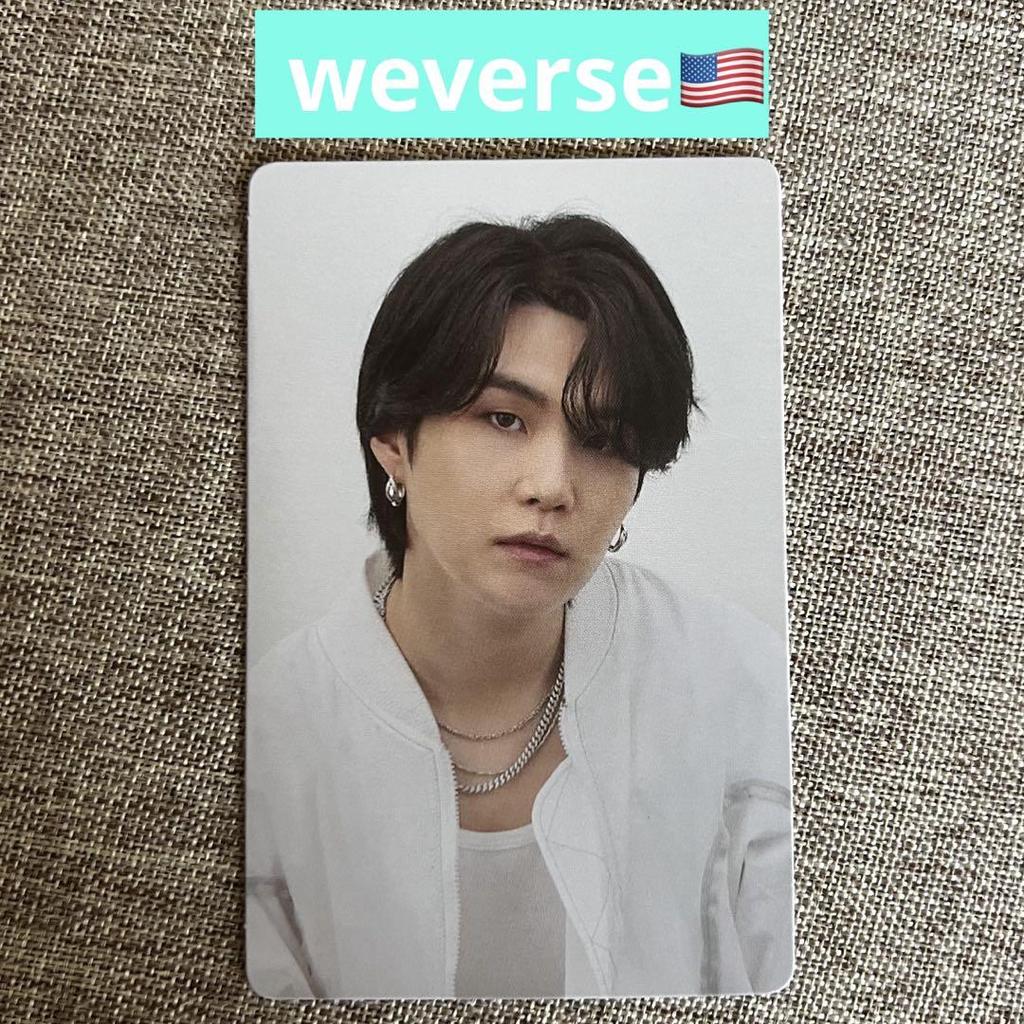 [USED] BTS PTD America US Weverse Bonus Trading Card Yoongi SUGA