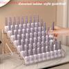 Nail Salon Cosmetic Tabletop Display Rack Acrylic Transparent Multi-layer Nail Polish Display Stand, Lipstick Storage Box