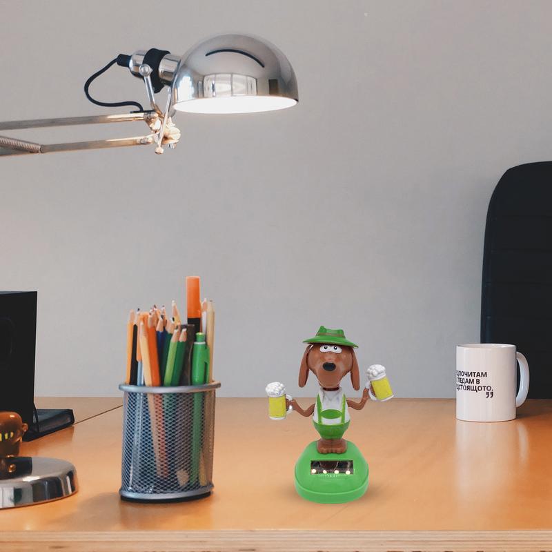 Car Bobble Shaking Head Doll Toys Auto Solar Powered Dancing Figures Cute Solar Dancing Ornament Car Decorations Accessories