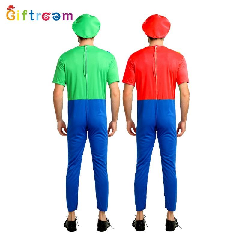 Carnival Festival Party Adult Children Parent-Child Costume Super Mario Cosplay Costume