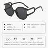 Fashion Men Women Hip Hop Punk Sun Glasses Luxury Design Trendy Eyewear Fashion Unisex Outdoor Travel Round Frame UV400 Sun Glasses