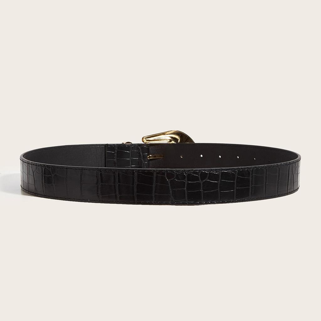 Metal Clasp PU Leather Waist Belt for Women Lady Waist Sash Stylish Clothing Accessory Birthday Gift Various Color