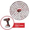 Einhell professional perceuse visseuse à percussion sans fil tp-cd 18/50 li-i bl solo pxc (18v) livré sans batterie ni chargeur