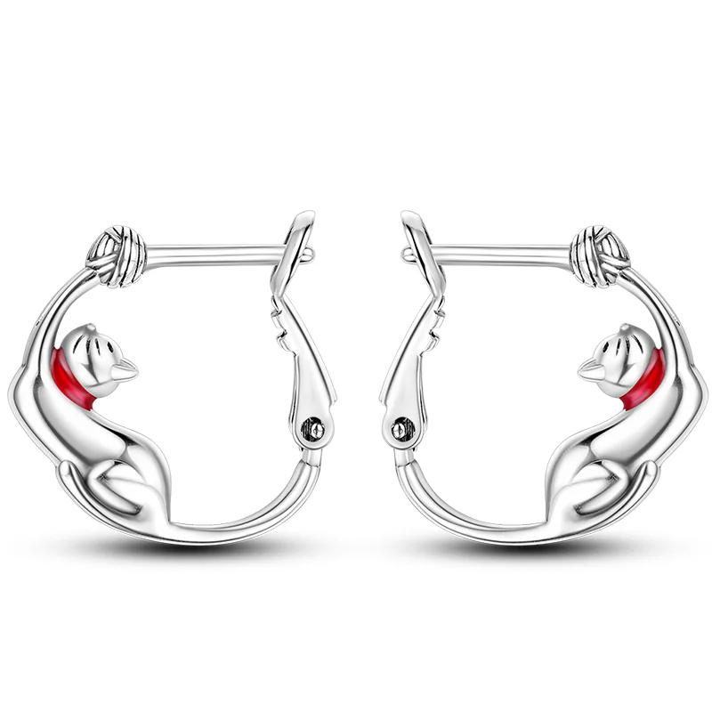 Sales100 % S925 Sterling Silber Sterne Mond Herzförmige Frauen Ohrringe Fit Original Ohrringe Hochzeit Edlen Schmuck Geschenke