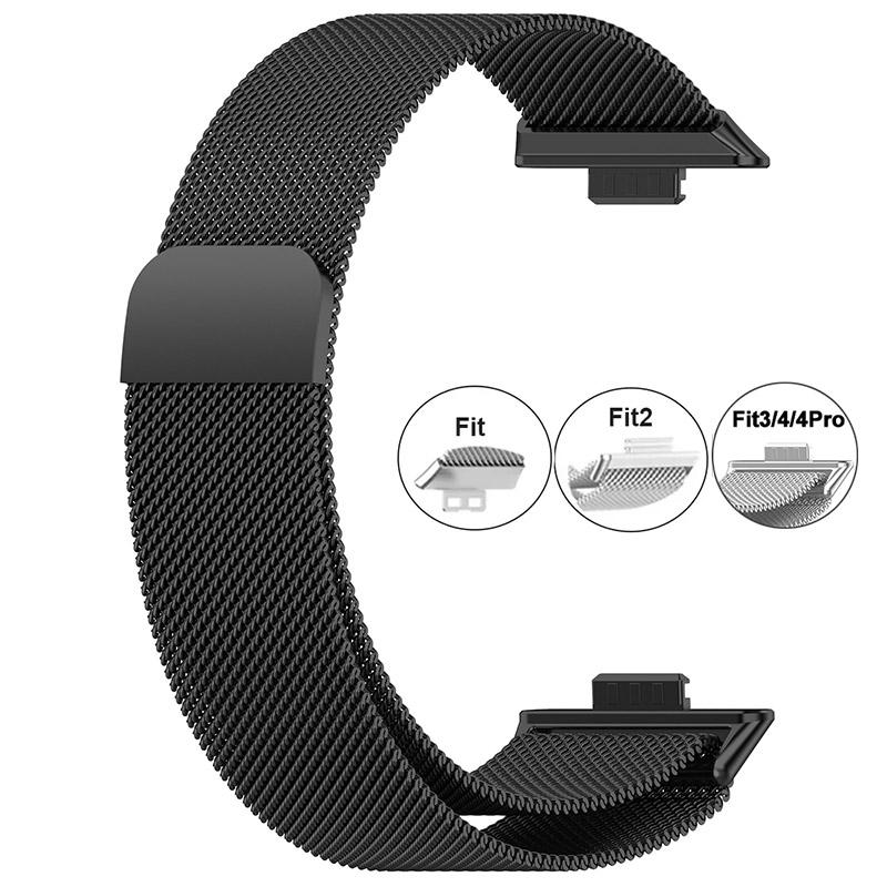 Magnetic Milanese Loop Band For Huawei Watch Fit4-Fit4 pro-FIT 3 Strap Stainless Steel Correa for Huawei Fit2/Fit1 Accessories