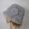 Winter Women Outdoor Knitted Real Rex Rabbit Fur Hat Natural Warm Fur Bucket Hats Girls Fashion Fluffy Real Rex Rabbit Fur Caps