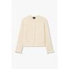 Giacca in maglia da donna con maniche a frange A526128524