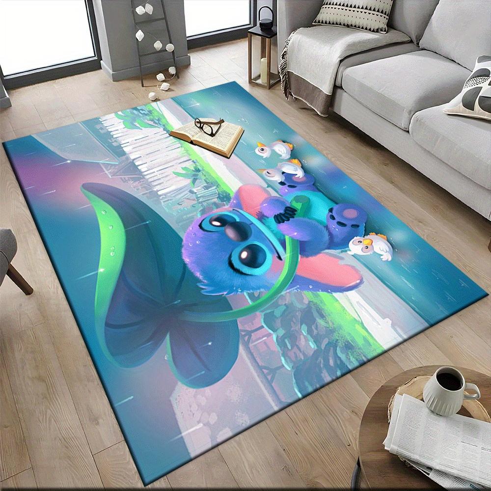 1pc Lilo-and-Stitch-(17)_01 Carpet Area Rug, Bedroom, and Playroom Durable, Stain-Resistant, and Easy To Clean, Living Room