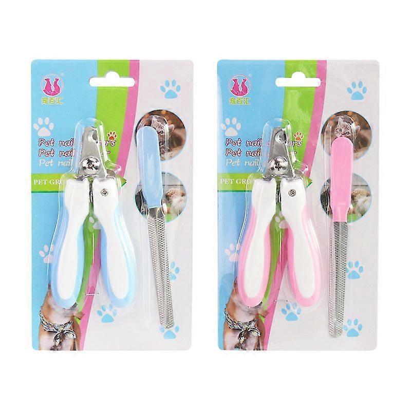 Pet Nail Paws Clippers&trimming Tool With Safety Guard,avoid Over,blue