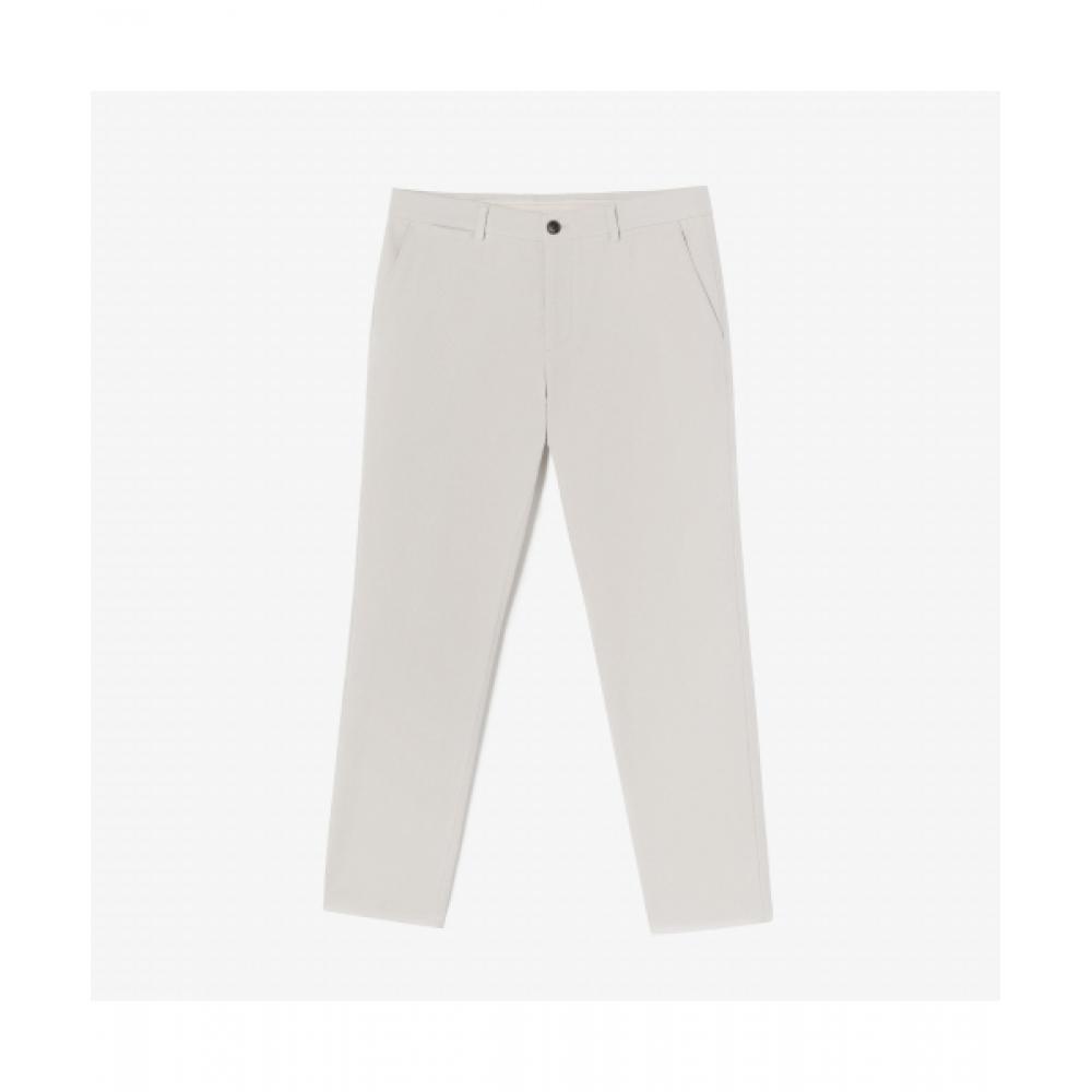 

LacoSte Men S White bruShed Fabric pantS [light Gray] 040
