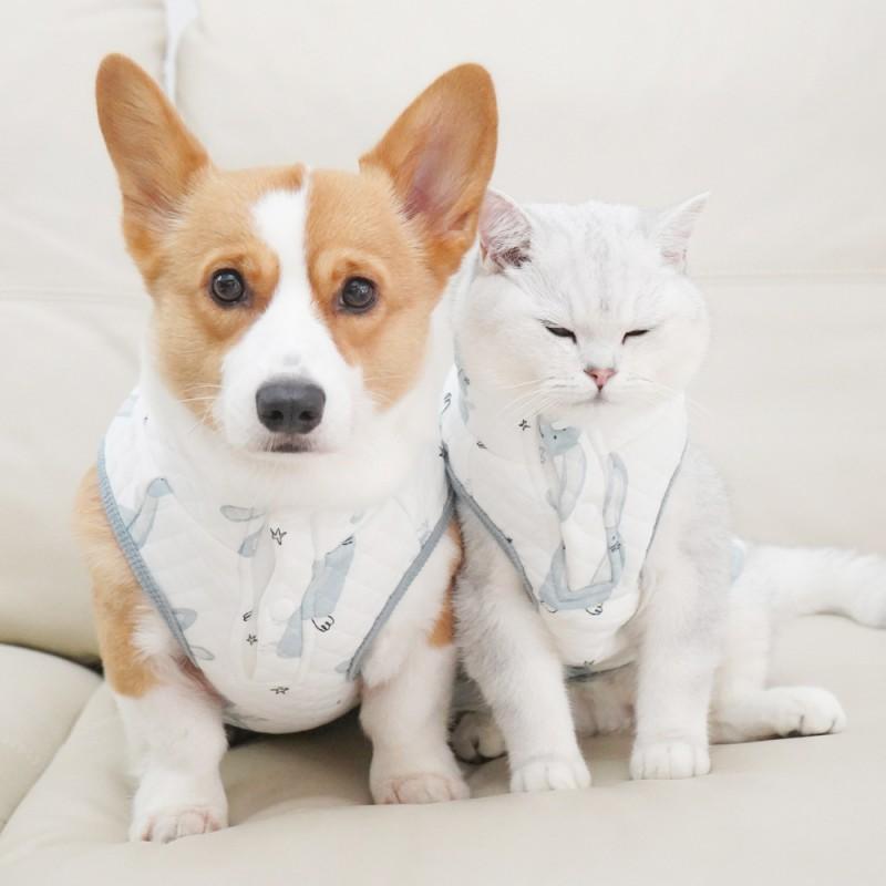 Thick Cotton Pet Vest Small Dogs Winter Warm Coat Corgi Teddy Bichon Sleeveless Jacket
